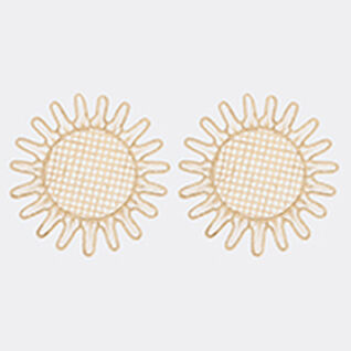 'Kyma' placemat, natural, set of two