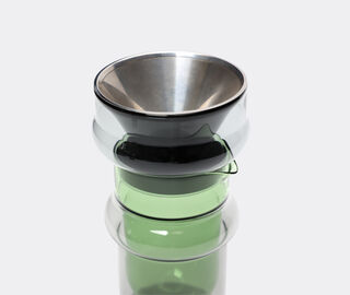 Tom Dixon 'Bump' carafe and filter set, green and grey MULTICOLOUR TODI24BUM263GRN