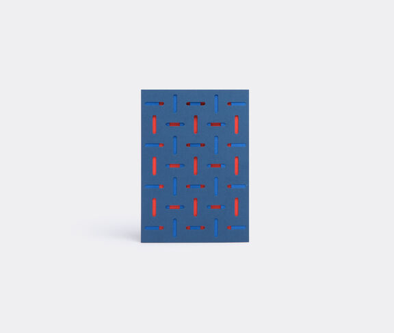 Dotsy Pattern card, blue and red Blue ${masterID}