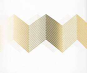 LSA International 'Chevron' lantern and vase GOLD LSAI20CHE668GOL