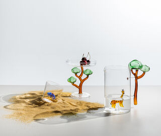 Ichendorf Milano 'Savannah' jug, giraffe and baobab, multicolor MULTICOLOUR ICMI25SAV082MUL