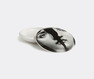 Fornasetti 'Tema e Variazioni n.10' round box WHITE FORN23ROU235MUL