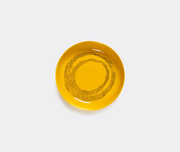 Serax 'Feast' plate, yellow, set of 2 yellow-black ${masterID}