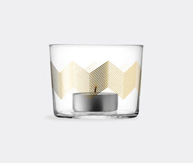 LSA International 'Chevron' tealight holder, set of four GOLD LSAI20CHE620GOL