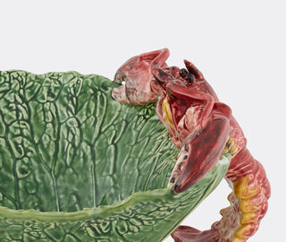 Bordallo Pinheiro 'Cabbage with Lobsters' salad bowl MULTICOLOUR BOPI24CAB323MUL