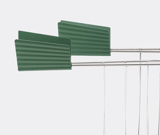 Alessi 'Pliss&eacute;' toaster racks, green GREEN ALES22PLI024GRN