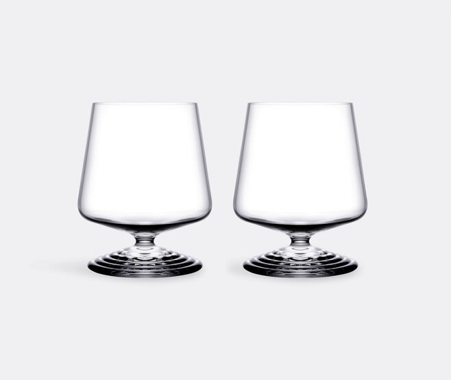 Nude 'Splash' lowball glasses, set of two, clear TRANSPARENT NUDE26SPL268TRA