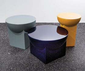 Pulpo High &#39;Mila&#39; table, yellow YELLOW PULP19MIL149YEL