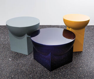 Pulpo High 'Mila' table, yellow YELLOW PULP19MIL149YEL