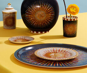 La DoubleJ &#39;Sunrays&#39; tray, multicolor MULTICOLOUR LADJ24SUN502MUL