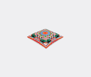 Dolce&amp;Gabbana Casa 'Carretto Siciliano' silk twill cushion, small MULTICOLOUR DGCA22SIL025MUL