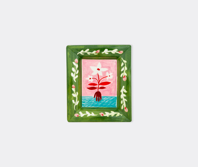 Bitossi Home 'Con Amore, Fiori Bianchi' tray, multicolor MULTICOLOUR BIHO25TRA219MUL