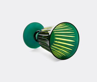 L'Objet 'Prism' wine glass, set of four, green GREEN LOBJ24PRI143GRN