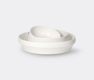 Pomax 'Kojin' pasta bowl, set of two, white WHITE POMA26KOJ438WHI