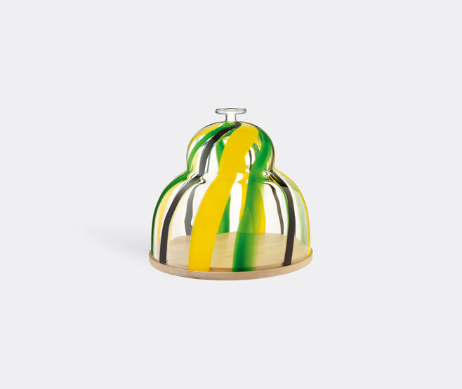 LSA International 'Folk' dome, black, green and yellow MULTICOLOUR LSAI23FOL778MUL