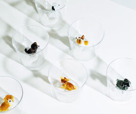 Ichendorf Milano &#39;Dogs&#39; tumbler, set of six, multicolor MULTICOLOUR ICMI25DOG221MUL