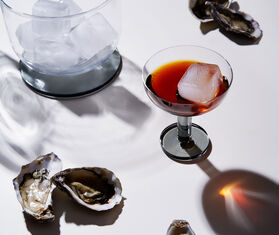 Tom Dixon &#39;Puck&#39; coupe glass, set of two MULTICOLOUR TODI20PUC426TRA