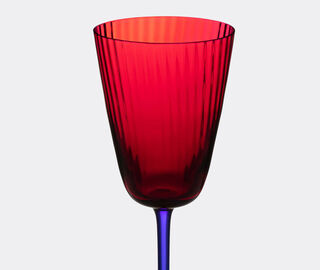 Dolce&amp;Gabbana Casa 'Carretto Siciliano' white wine glass, red and yellow RED DGCA22HAN642MUL