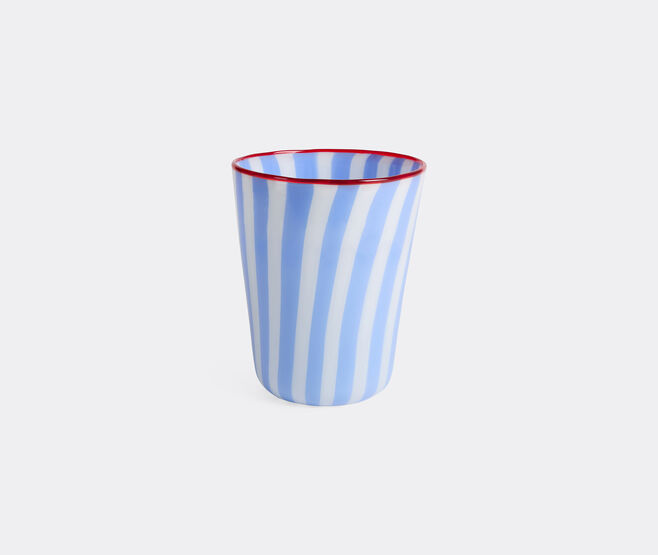 Lisa Corti 'Circus' vase, blue, white and red BLUE LICO26CIR659LBL
