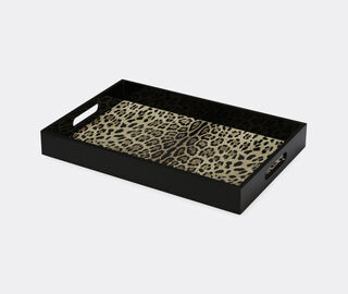 Dolce&amp;Gabbana Casa 'Leopardo' tray, rectangular MULTICOLOUR DGCA23REC209MUL