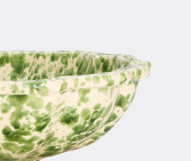 Cabana &#39;Speckled&#39; serving bowl, green and white MULTICOLOUR CABA23SPE620MUL