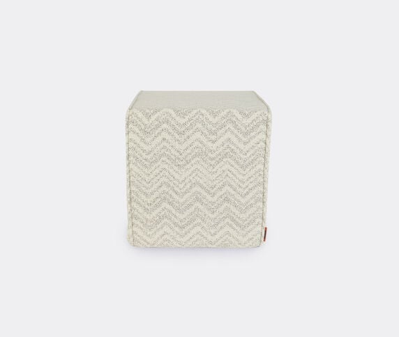 Missoni 'Columbia' pouf cube, natural NATURAL MIHO23COL204BEI