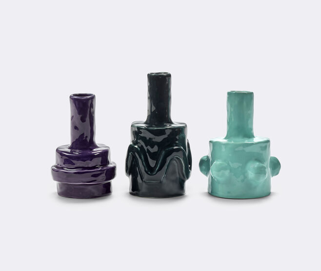 Serax 'Molly 02' vase, set of three, multicolor MULTICOLOUR SERA26MOL909MUL