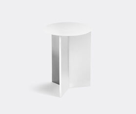 Hay &#39;Slit&#39; round table, high, white WHITE HAY122SLI931WHI