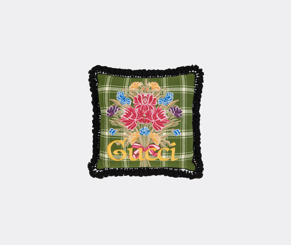 Gucci 'Bouquet' cushion, green undefined ${masterID}