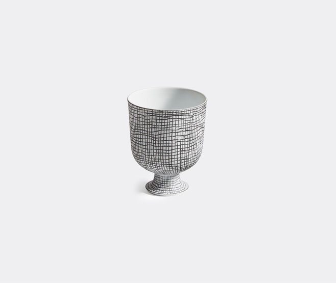 Cassina 'Post Scriptum' vase, black and white WHITE CASS22POS983MUL