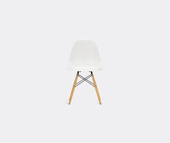 Vitra 'DSW' chair, white and maple