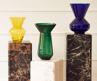 POLSPOTTEN 'Fat Neck' vase, neon yellow YELLOW POLS22VAS461YEL