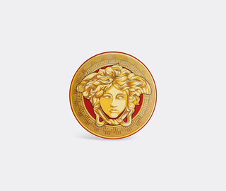 Rosenthal 'Medusa Amplified' service plate, golden coin MULTICOLOUR ROSE22MED246GOL