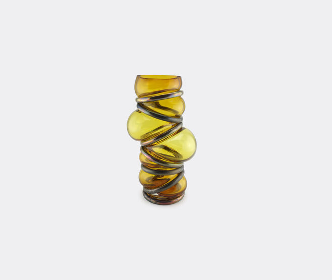 Vanessa Mitrani 'Chain Ring' vase, yellow YELLOW VAMI22CHA320YEL