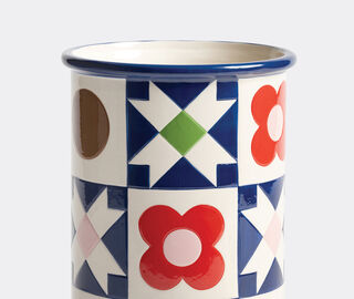 &amp;k Amsterdam 'Patch Quilt' vase, multicolor MULTICOLOUR AMST25VAS016MUL