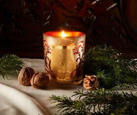 Trudon 'Gloria' candle GOLD CITR21GLO235RED