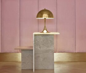 Louis Poulsen &#39;Panthella 250&#39; LED table lamp, brass BRASS LOPO23PAN375BRA