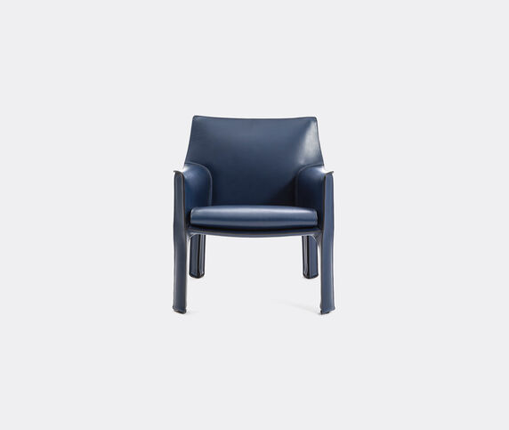 Cassina 'Cab 413' armchair, leather, blue  CASS21CAB125BLU