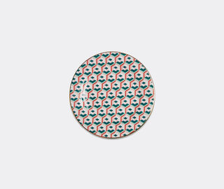 La DoubleJ 'Cubi Lilla' dessert plate, set of two MULTICOLOUR LADJ22DES297MUL
