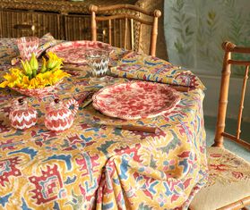 Cabana &#39;Speckled&#39; dinner plate, pink PINK CABA23SPE613PIN