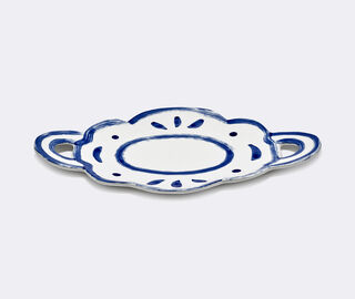 Serax 'Line-Up 03' platter, blue and white WHITE SERA26SER228WHI