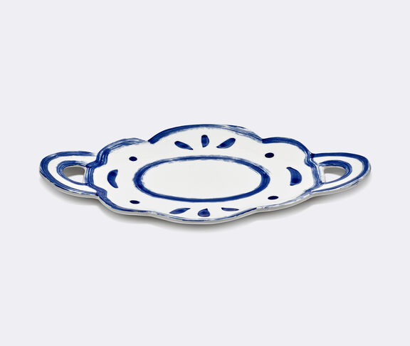 Serax 'Line-Up 03' platter, blue and white undefined ${masterID}