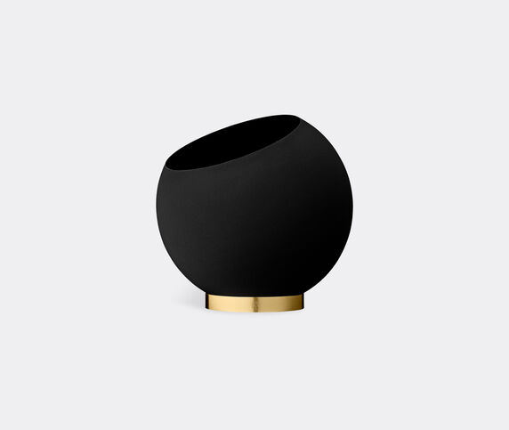 AYTM 'Globe' flower pot BLACK AYTM21GLO129BLK