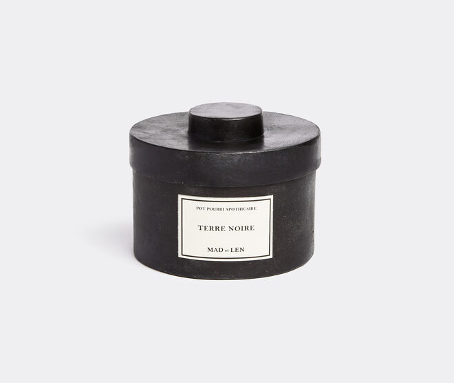 Mad et Len 'D'Apothicaire' pot pourri totem, Terre noire BLACK MALE19POT413BLK