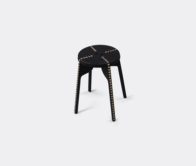 Zanat 'Tattoo Perla' stool BLACK ZANA20TAT732BLK