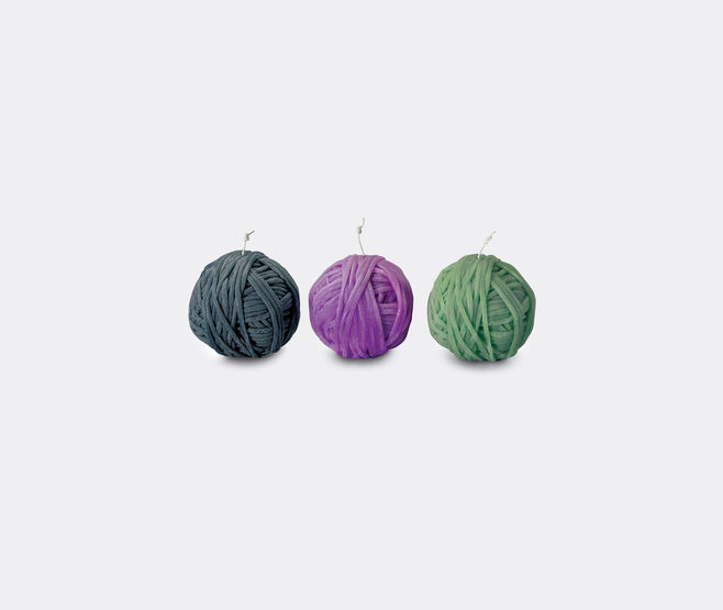 Missoni 'Gomitolo' candle, set of three, multicolour MULTICOLOUR MIHO20MED383MUL