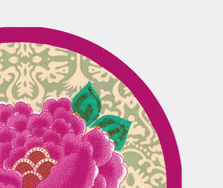 Lisa Corti 'Masonite' round placemat, set of two, green GREEN LICO25ROU650GRN