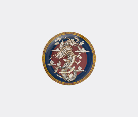 La DoubleJ Decorative Plate (Diam 31 Cm) - The Dragon Midnight Blue undefined ${masterID} 2