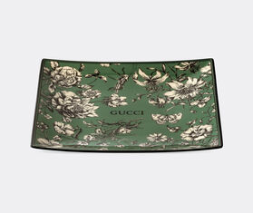 Gucci 'Flora Sketch' tray, green and ivory GREEN GUCC23CHA271GRN