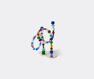 POLSPOTTEN 'Beads' candle holder, multicolor MULTICOLOUR POLS25CAN306MUL